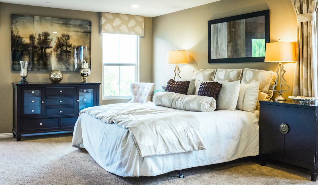 tidy organized bedroom
