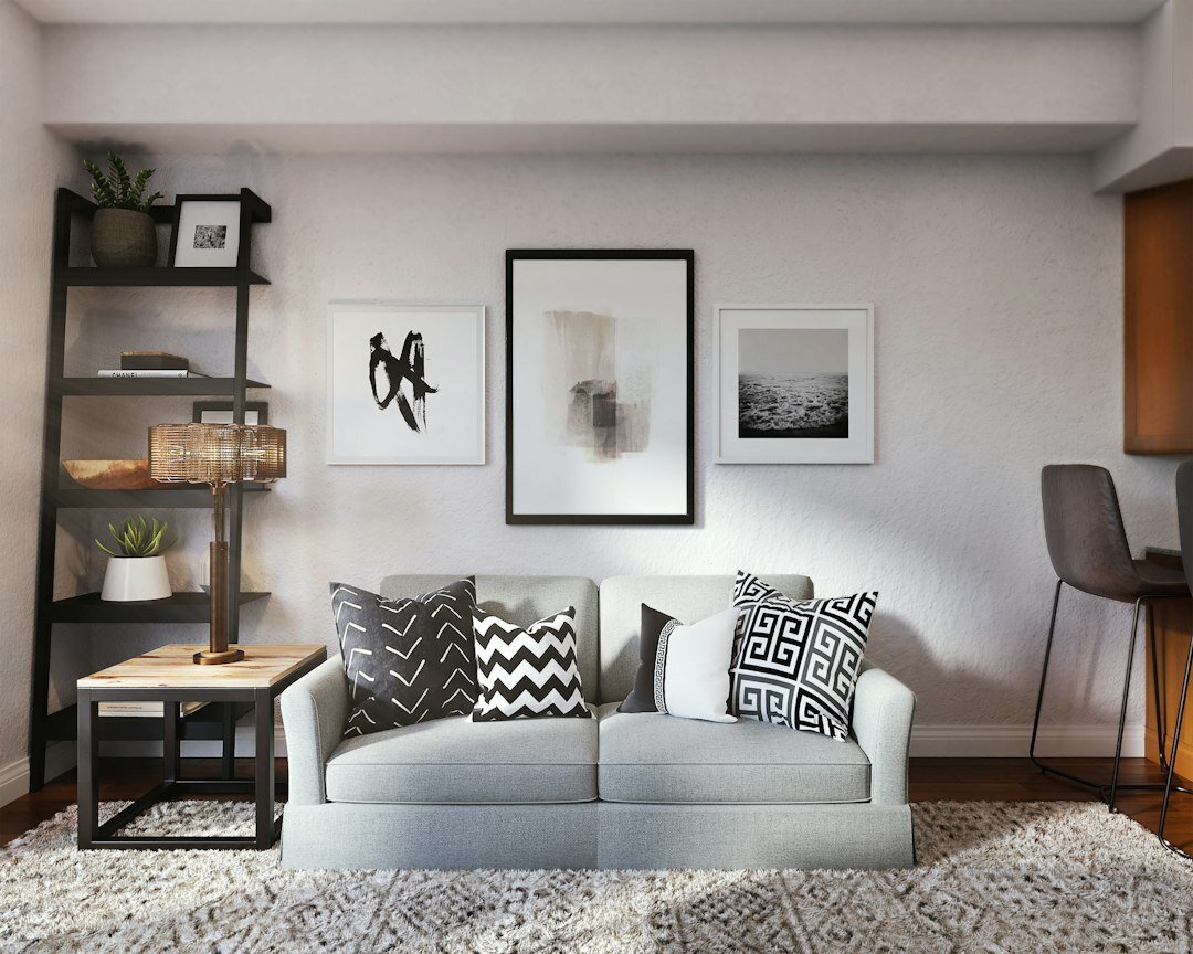 cozy clean living room