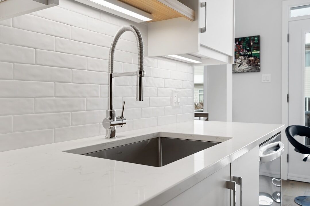 sparkling kitchen sink